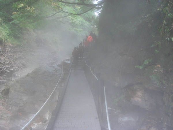 霧が晴れた・・・？【秋田県湯沢市皆瀬　小安峡】