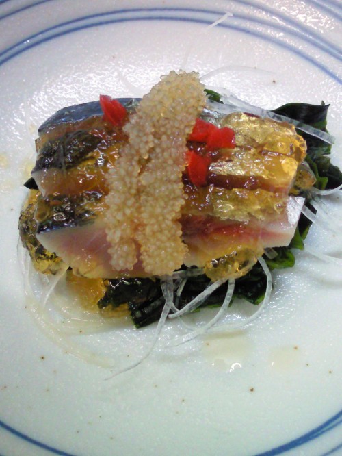 ★味よし「蛸(たこ)の卵とシメサバです!!」