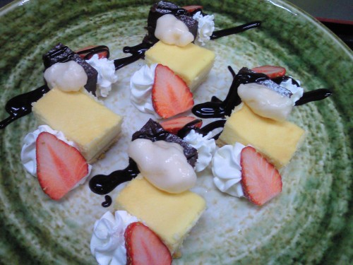 スペシャルデザートです!!