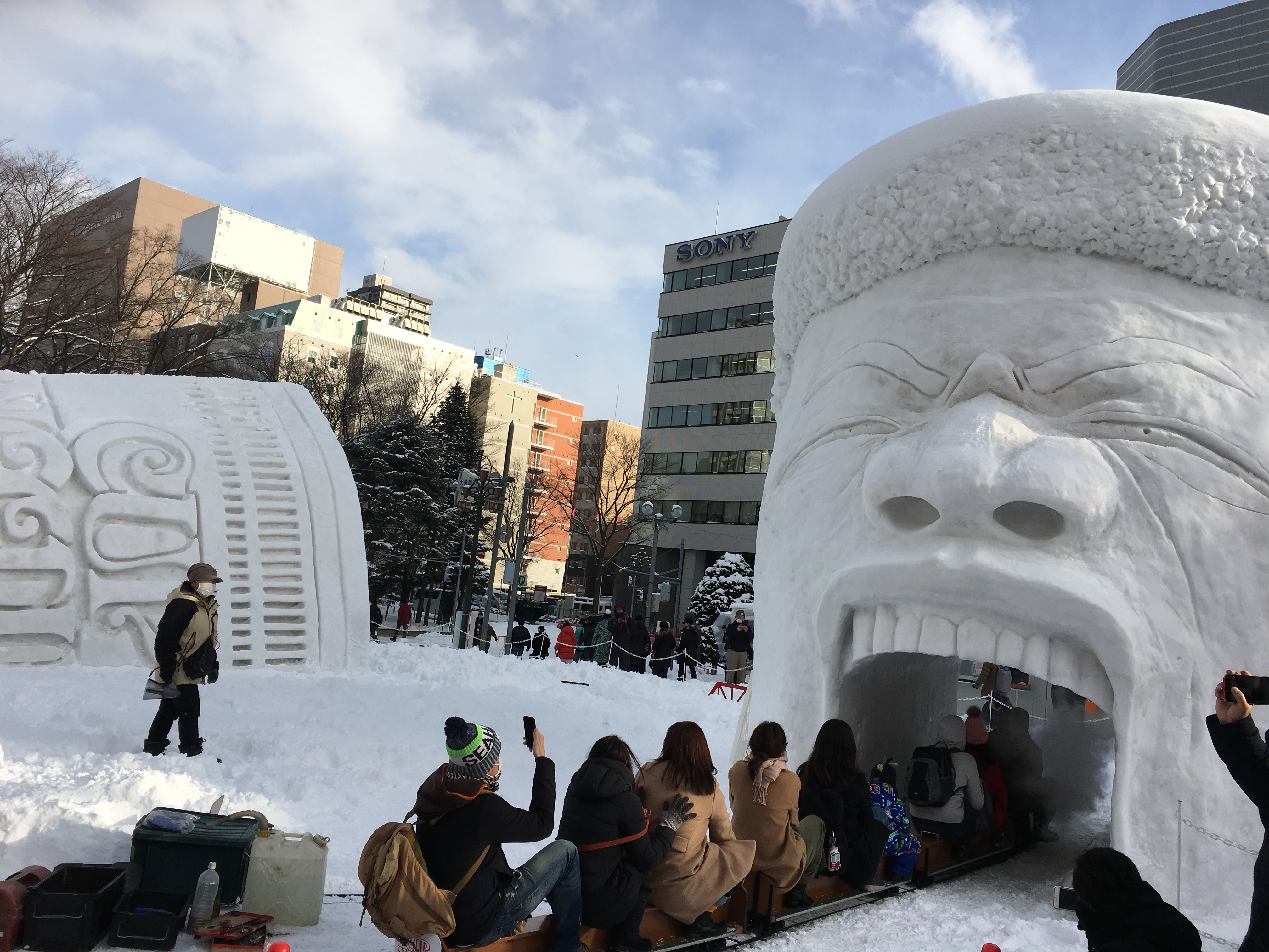 ★味よし「寒い中での楽しみを〜♫」