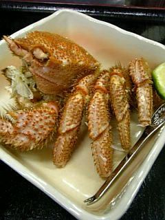 ☆味よし「北海道産の毛蟹です！」