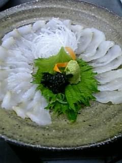 ★味よし「ホッケのお造りですよー！」