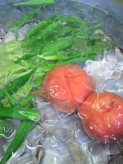 ★味よし「夏野菜の冷製、煮物はいかがですか？」