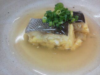 ★味よし「白身魚のはさみ蒸しです♪」