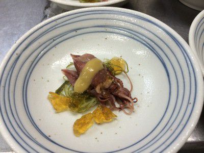 ★味よし「蛍烏賊（ほたるいか）の酢味噌和えも美味♪」