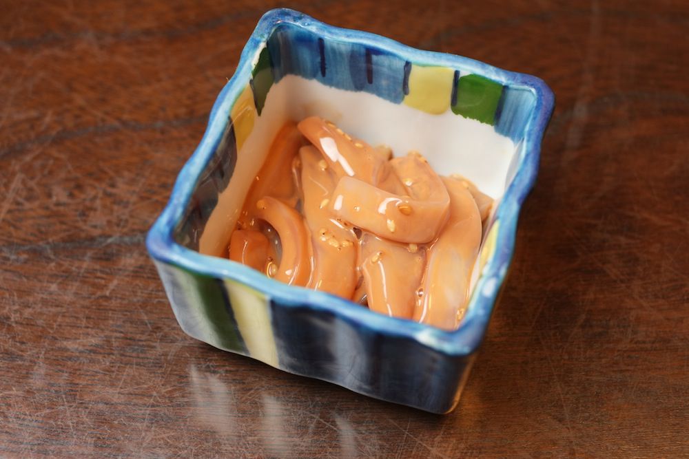 ★味よし「人気の自家製烏賊の塩辛です！！」