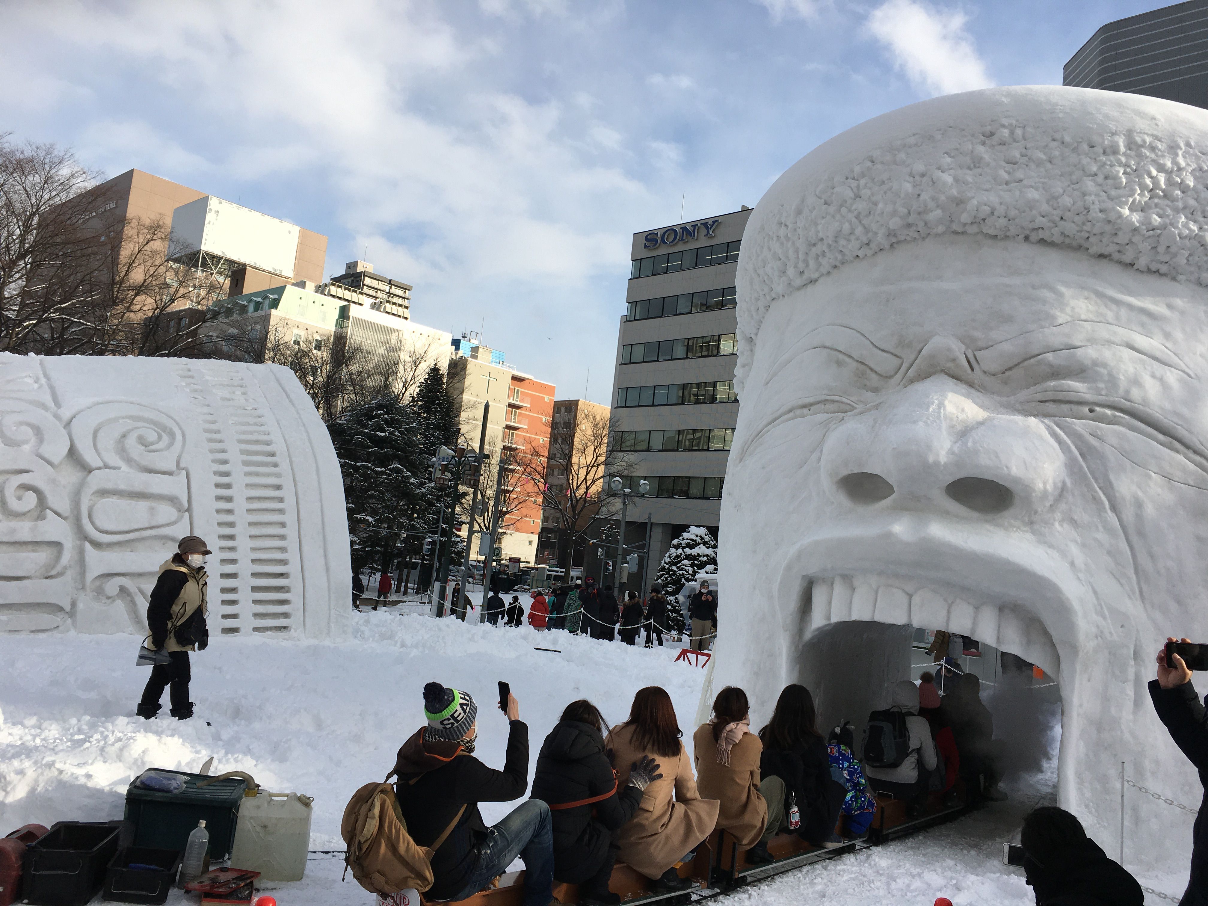 ★味よし「寒い中での楽しみを〜♫」
