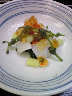 ★味よし「真イカと太刀魚の酢の物」