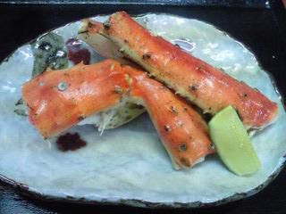 ★味よし 「うまそう!! タラバガニ、牡蠣酢、たらの白子」