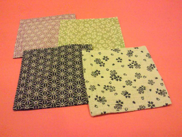 ★味よし「手作りコースターです!!」