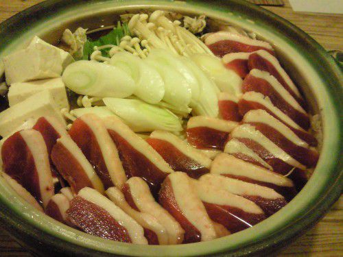 ★味よし「お鍋のご紹介!鴨(かも)鍋です♪」