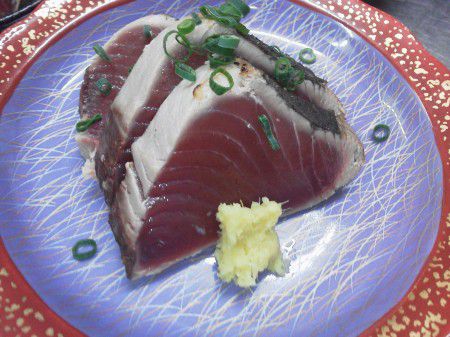 ★味よし「初・鰹(かつお)の旨いところ!入ってきています!」