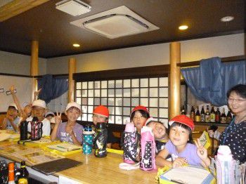 ★味よし「見学に来てくれました♪」