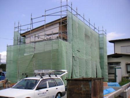 梁の見える家　2006.9.5定点写真
