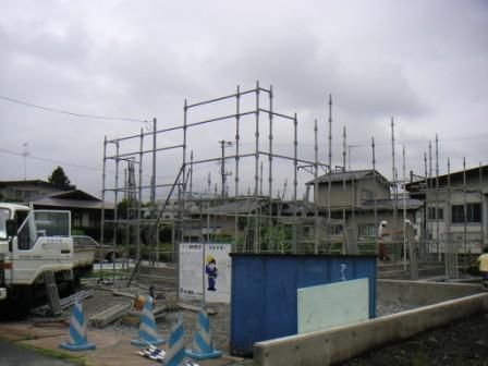 梁の見える家　2006.7.15定点写真