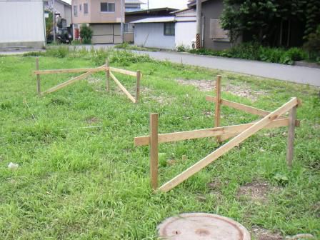 梁の見える家　いよいよ工事が始まります！
