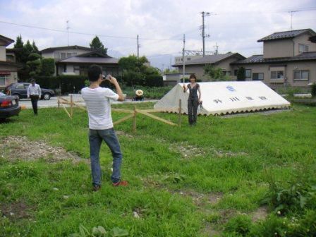 梁の見える家　2006.6.24定点写真