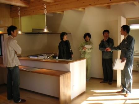 梁の見える家　完成検査で最終チェック！