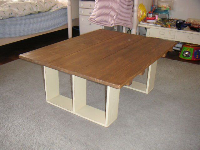 クライアントさんの自作テーブル。