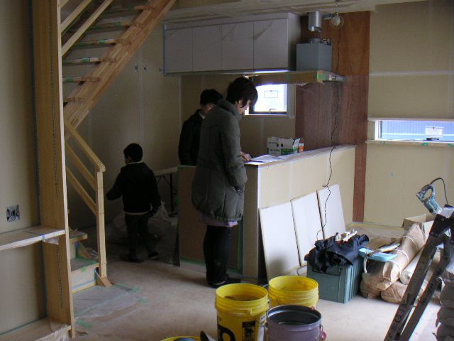 ３者による、最終現場確認。