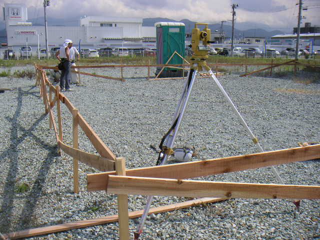 遣り方(やりかた)確認。