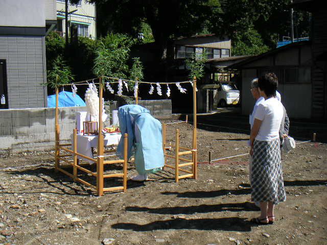 地鎮祭、おめでとうございます。【ギャラリーのあるお店】