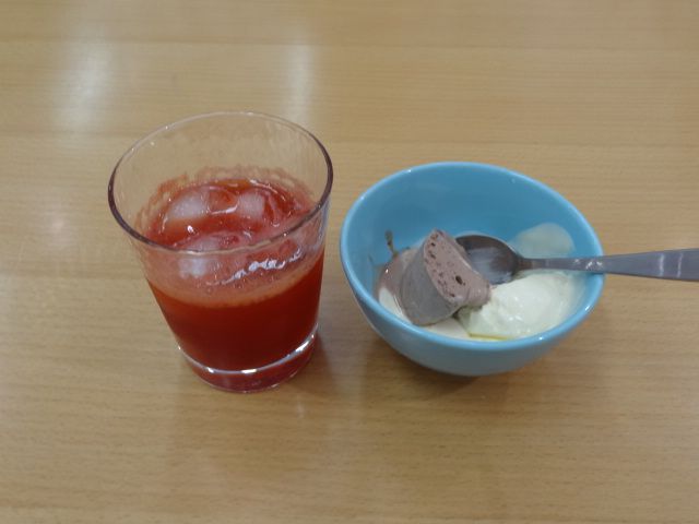 講師で緊張したあとのスイーツ。
