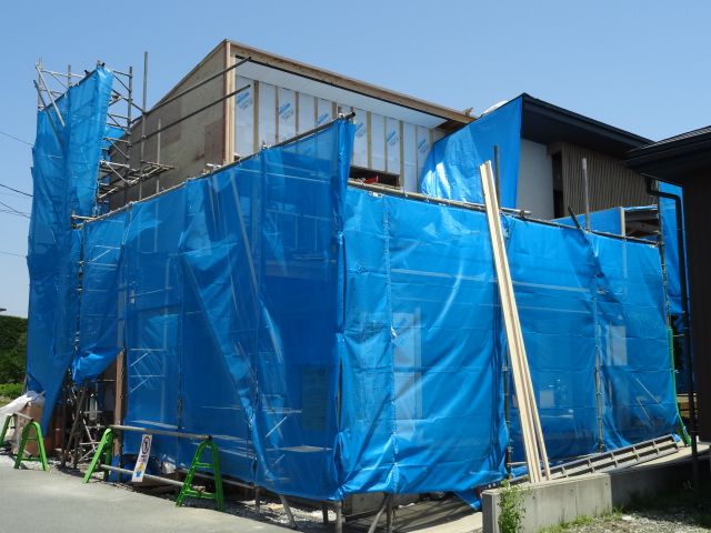 着々と進んでます。『梁の見える家…増築…』