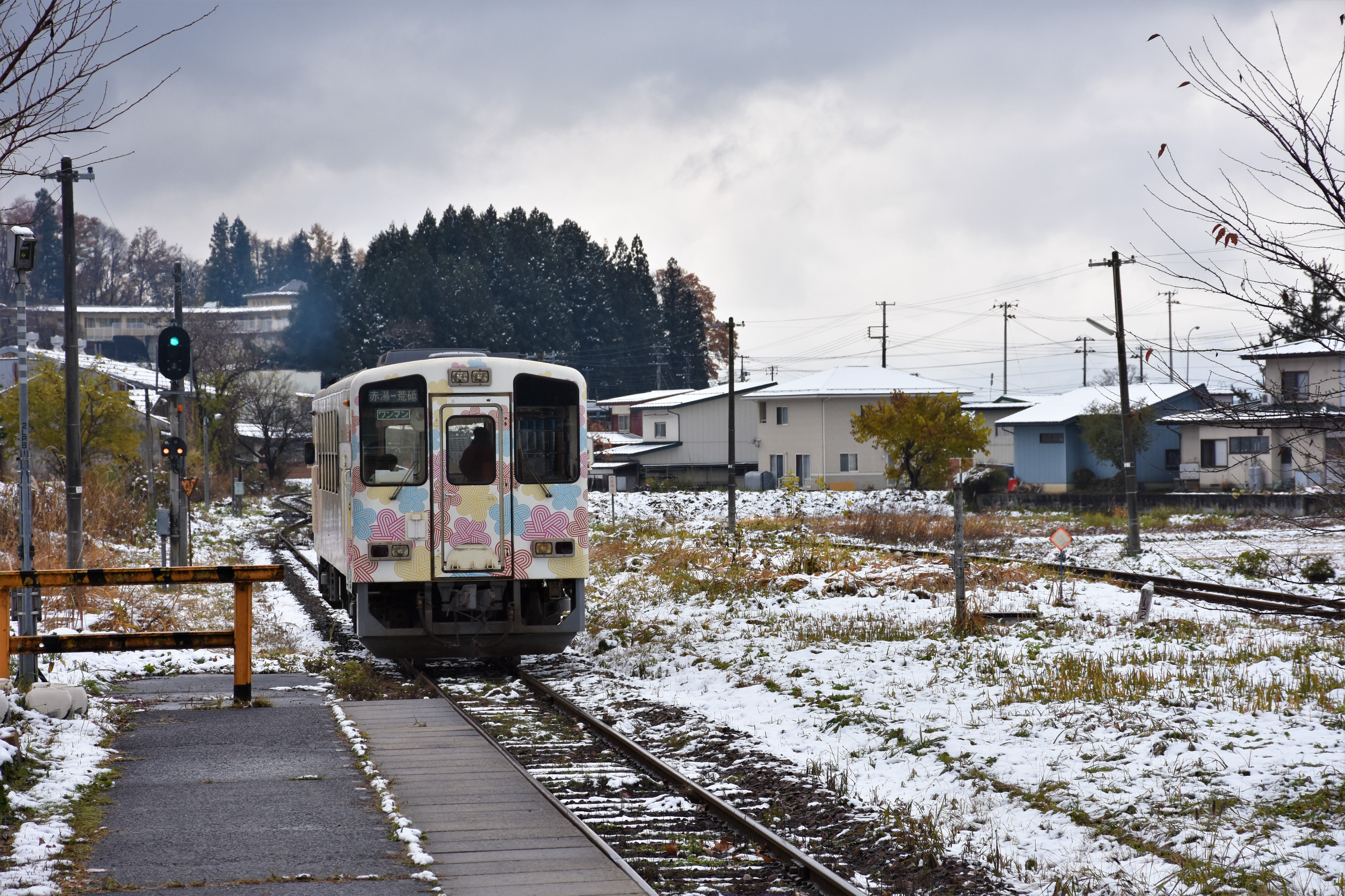 今シーズン初の積雪