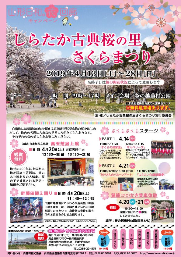 2019 しらたか古典桜の里さくらまつり 