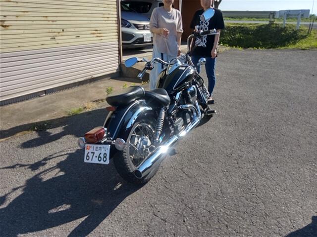 息子がバイク買ったんだって！