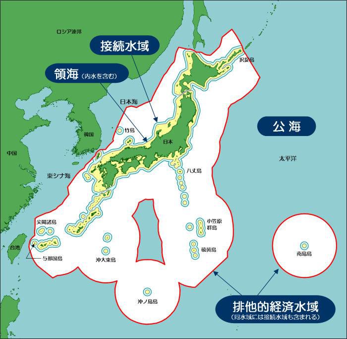 領海EEZ排他的経済水域