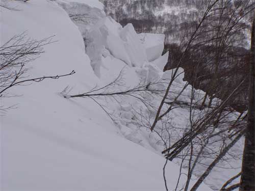 雪庇危険