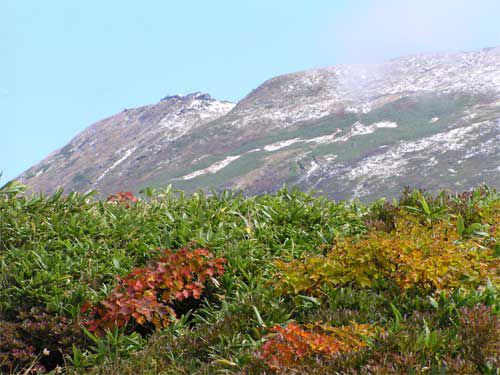 姥ヶ岳から月山