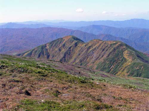 晩秋の湯殿山