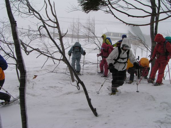 雪固まる