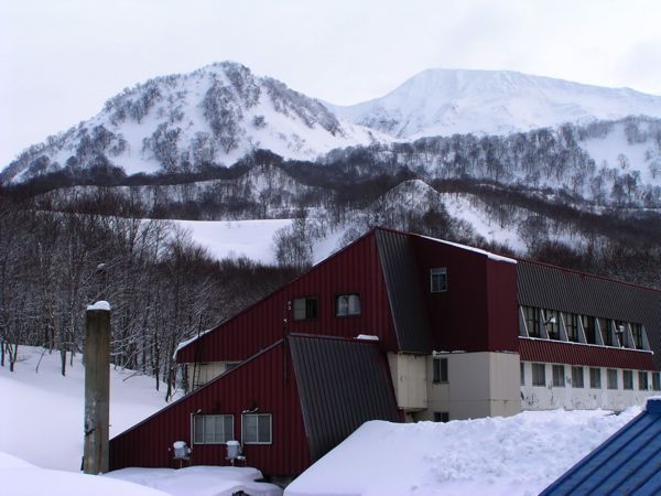 真冬の湯殿山ホテル