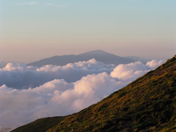 鳥海山雲上