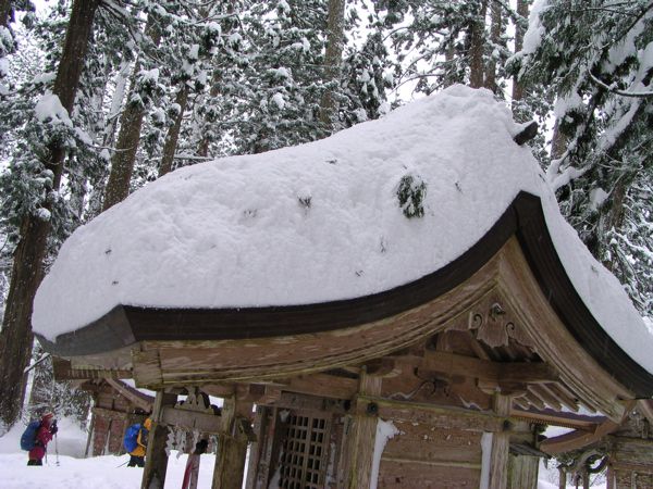 屋根の雪