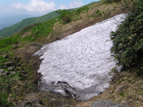 最後の雪渓