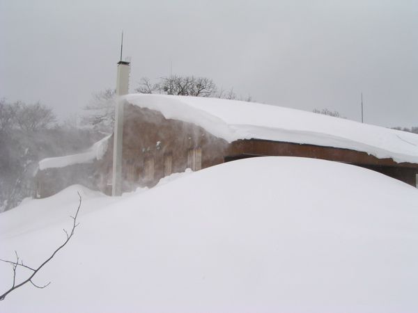 吹雪になりました