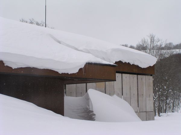 屋根の雪