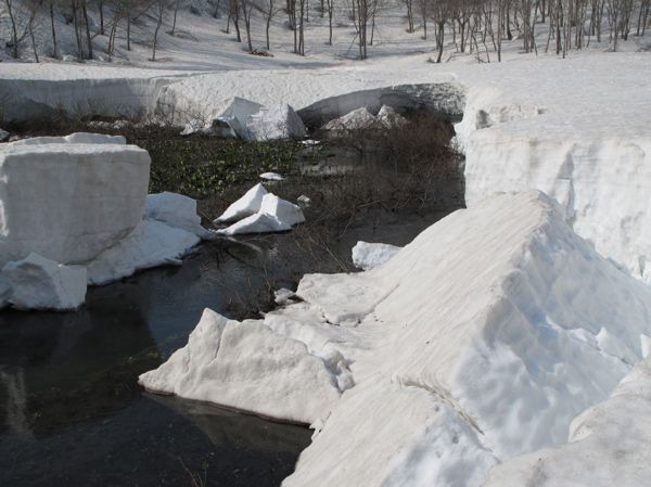 まるで氷山のよう