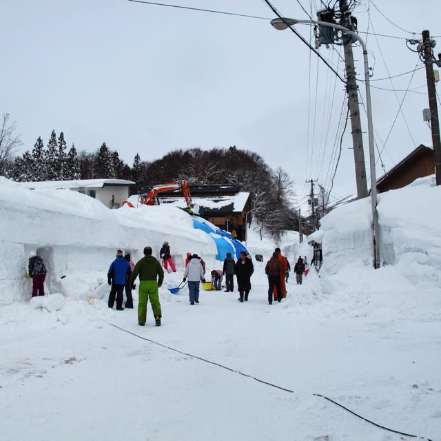 2017.2.24＝26　 西川町　「雪旅籠の灯り」