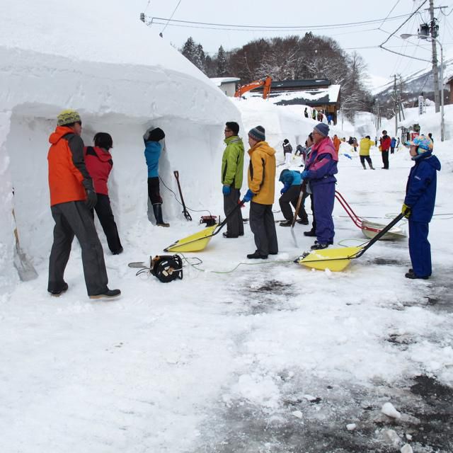 雪の造形　雪はたご