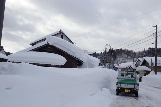 豪雪と民家