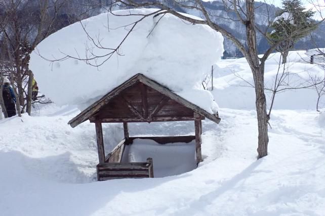 里の雪