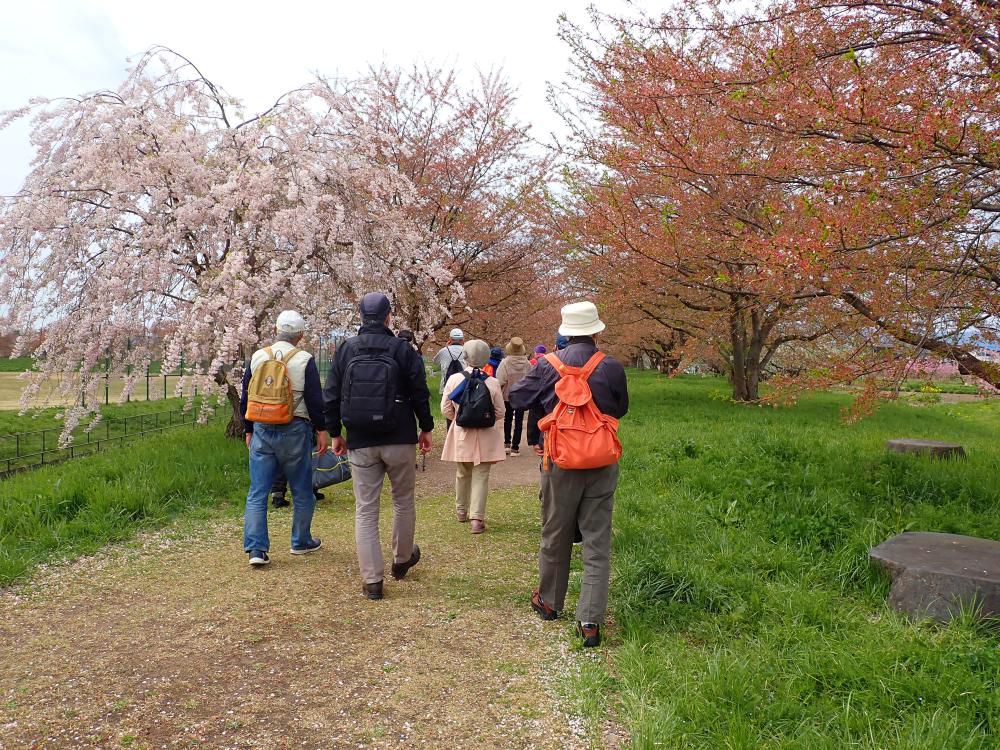 川沿いの扇状地