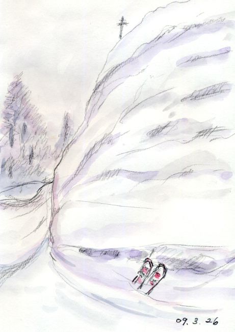 雪の壁 1
