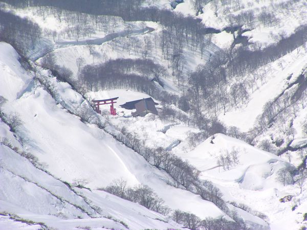 金姥山頂より赤鳥居